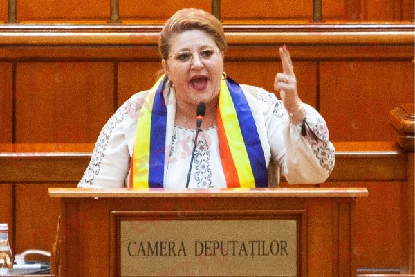 Senatoarea Diana Șoșoacă a făcut scandal în Parlament:  “Gândacule, fă-te făină! Insectă ce ești!