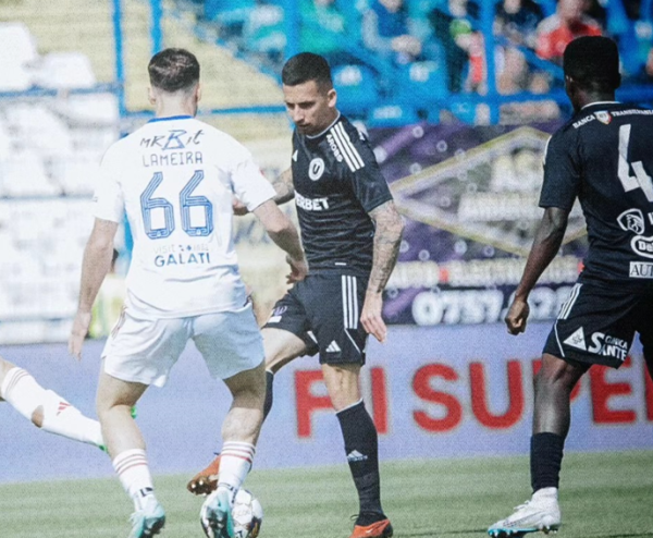 Oțelul Galați a învins-o pe U Cluj, scor 1-0. Pe nedrept