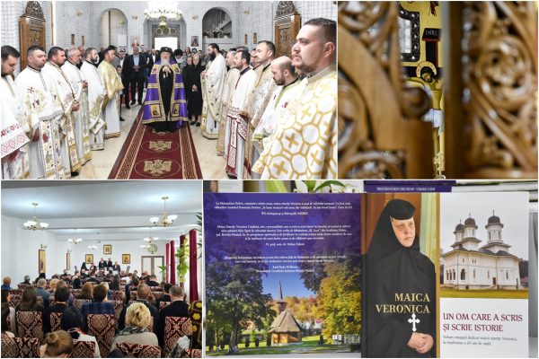 Lansarea volumului omagial „Maica Veronica, un om care a scris și scrie istorie”. Ortodoxia nebiruită