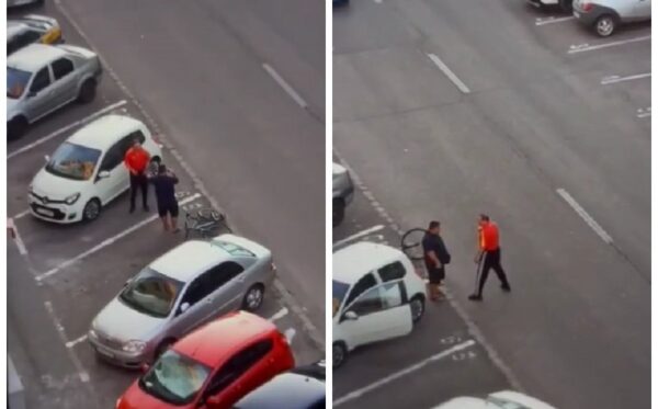 Incident tensionat a izbucnit pe strada Ion Meșter din Cluj-Napoca între doi bărbați. Biciclistul s-a confruntat cu șoferul
