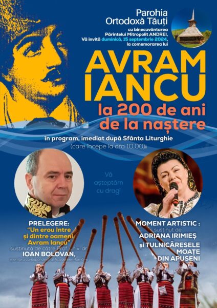 Avram Iancu celebrat la Tăuți