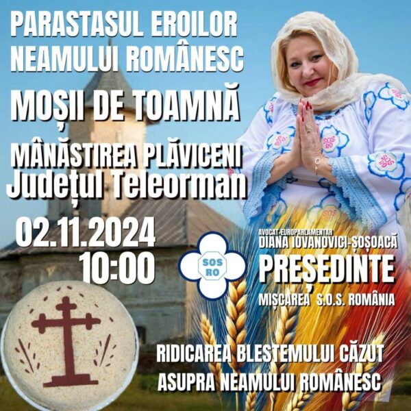 Diana Șoșoacă face parastas național pentru patrioții batjocoriți ai neamului românesc. Nicolae Ceaușescu e inclus!