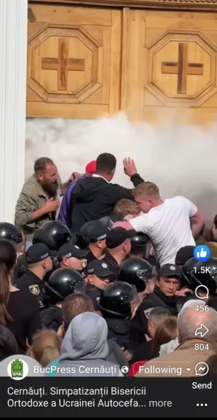 Virgiliu Gheorghe: Un nou episod al prigoanei Bisericii Ortodoxe din Ucraina. Noi le dăm bani, ei ne dau sânge pe fețele preoților