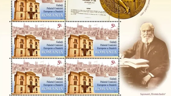 Romfilatelia a lansat o emisiune filatelică în cinstea lui Augustus Hartley, supranumit Părintele Dunării