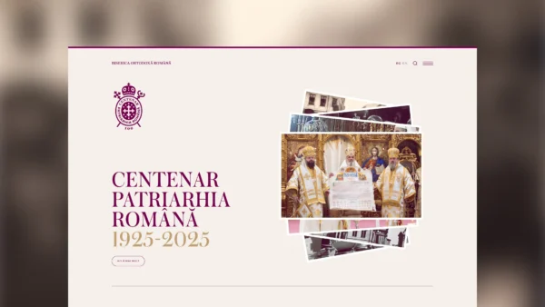 A fost lansat noul site web al Patriarhiei Române: spațialitate, claritate și eleganță