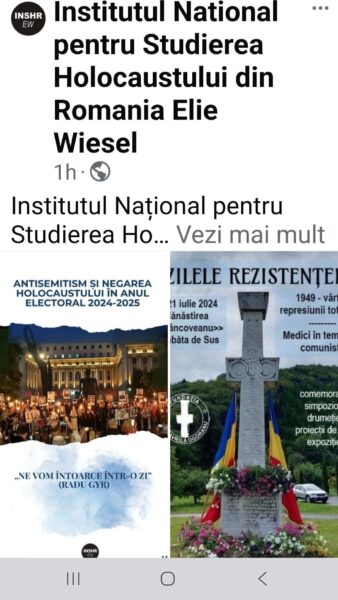 Florin Dobrescu: instituție guvernamentală generos finanțată de statul român din bugetul țării, ultragiază grav memoria luptătorilor în Rezistența anticomunistă