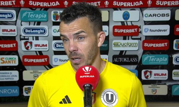 Nistor (U Cluj): Am făcut un meci foarte slab, dar ne bucurăm că nu am primit gol