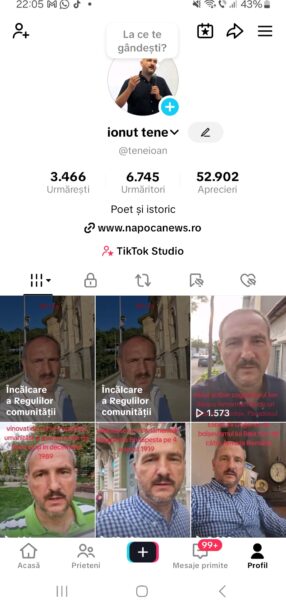 TikTok sterge poezii creștine. Cenzură pentru simboluri naționale