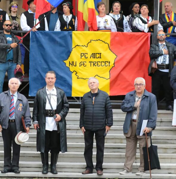 Peste harta României Mari, peste sângele Sfinților închisorilor comuniste și al eroilor nu poate trece nicio ambasadă!