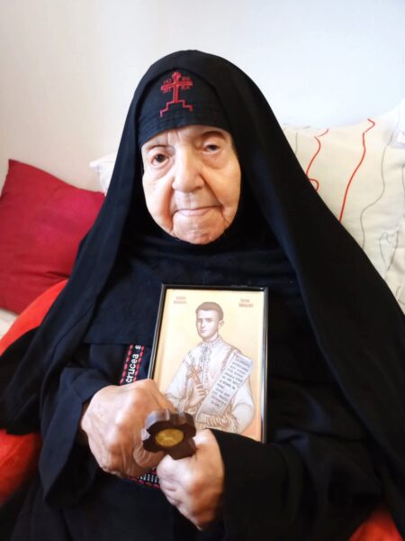 Schimonahia Penelope Ianolide, soția mărturisitorului Ioan Ianolide, a trecut la Domnul