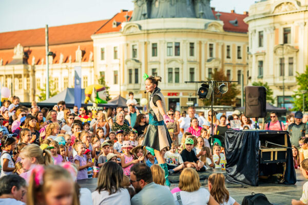 FOTO/ Festivalul Stradal WonderPuck 9 a reunit peste 30.000 de spectatori în centrul Clujului