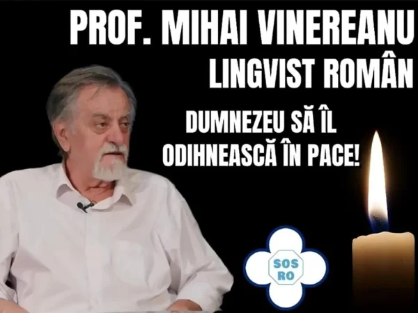 A plecat dintre noi un mare român care a ars pentru adevăr și pentru demnitatea neamului: reputatul lingvist Mihai Vinereanu