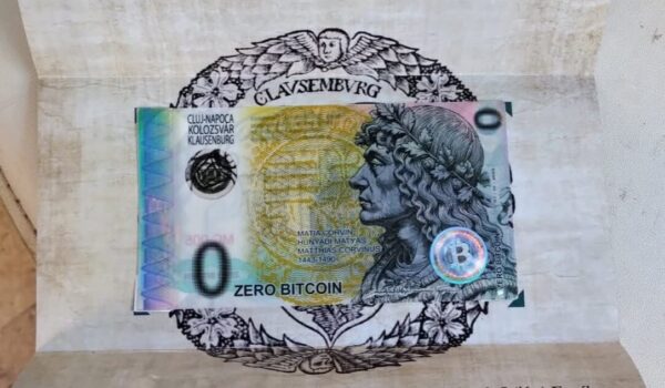 Bancnotă turistică, cu efigia regelui Ungariei de origine română Matei Corvin, lansată la târgul numismatic din Cluj-Napoca