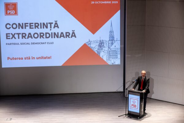 Vasile Dîncu la Conferința Extraordinară a PSD Cluj: Renașterea stângii românești pornește din Transilvabia