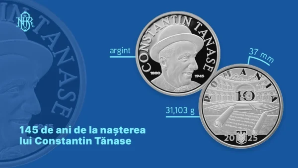 Banca Națională a României va pune în circulație o monedă omagială dedicată actorului Constantin Tănase
