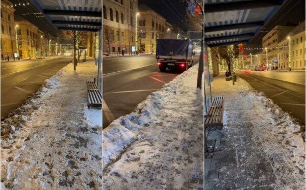Boc amenință firmele de deszăpezire din Cluj-Napoca: Câte staţii de transport în comun necurăţate, atâtea amenzi aplicate!
