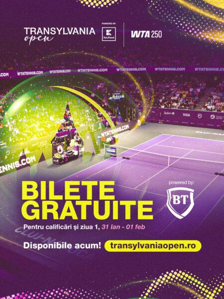 Bilete gratuite în primele două zile ale Transylvania Open 2026 de la Cluj-Napoca