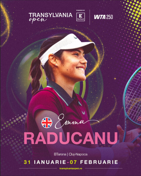 Transylvania Open 2026 la Cluj-Napoca. Vin jucătoarele Sorana Cîrstea, Emma Răducanu, Donna Vekić alături de Jaqueline Cristian și Gabriela Ruse