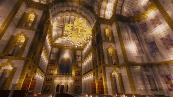 Catedrala Națională a fost reconstituită în mediul virtual pe un server din jocul Minecraft dedicat Ortodoxiei