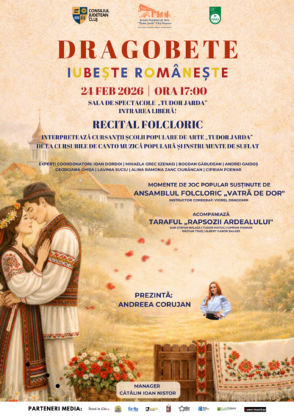Spectacol folcloric „Dragobete – #Iubește #Românește”