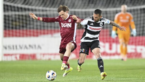 ”U” Cluj – CFR Cluj 2-1, echipa lui Bergodi se apropie de primul loc în play-off. Șepcile Roșii au jucat bambilici cu ”frânarii”