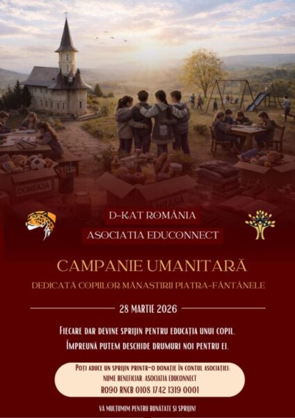 Solidaritate pentru copiii de la Mănăstirea Piatra-Fântânele și din Protopopiatul Dej