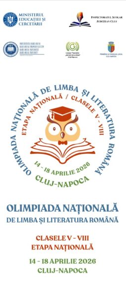 Inspectoratul Școlar Județean Cluj organizează ediția 2026 a Olimpiadei naționale de limba și literatura română la Cluj-Napoca