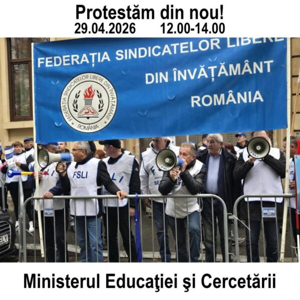 Profesorii se pregătesc de grevă generală în mai 2026. Funcționarii loviți de criză nu ies în stradă