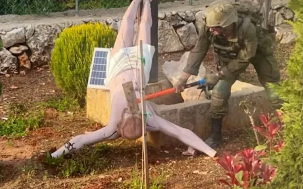 Soldat israelian a distrus o statuie a lui Iisus în Liban. Armata a deschis o anchetă