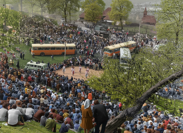 Cum petreceau liceenii clujeni de 1 Mai la Cluj-Napoca, în anii ’80