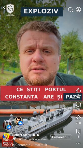 Deputat Robert Alecu (ACT): Drona în Constanța  (Video)