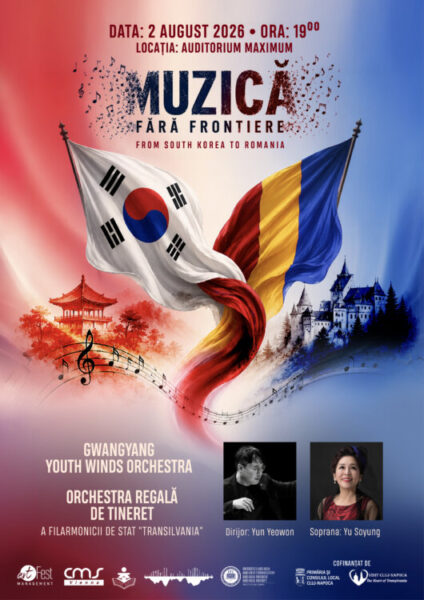„Muzică fără frontiere” – concert extraordinar româno-coreean la Cluj-Napoca