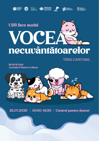 UBB invită comunitatea clujeană la târgul caritabil „Vocea necuvântătoarelor”