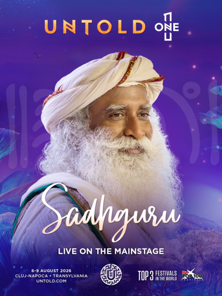 Sadhguru, unul dintre cei mai cunoscuți yoghini ai lumii, vine la UNTOLD. Numai ăsta mai lipsea