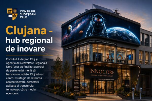 Clujana devine hub regional de inovare. Tișe: Va consolida poziția Clujului ca cel mai mare centru regional de dezvoltare inteligentă din România