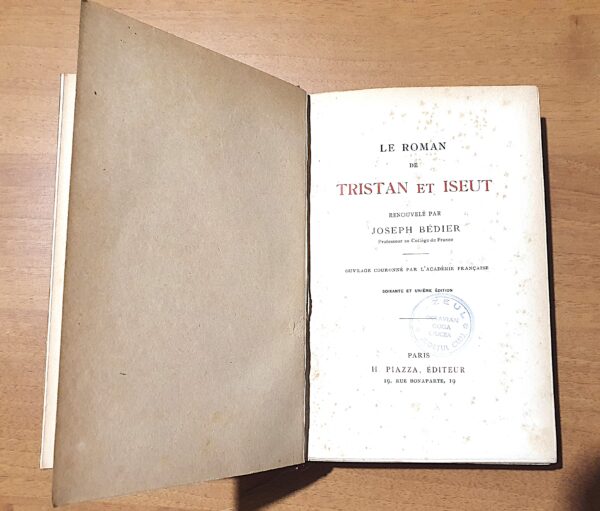 Expoziția inedită de carte online: “Romanul de Tristan și Isolda” de Joseph Bédier în Biblioteca poetului Octavian Goga de la Ciucea