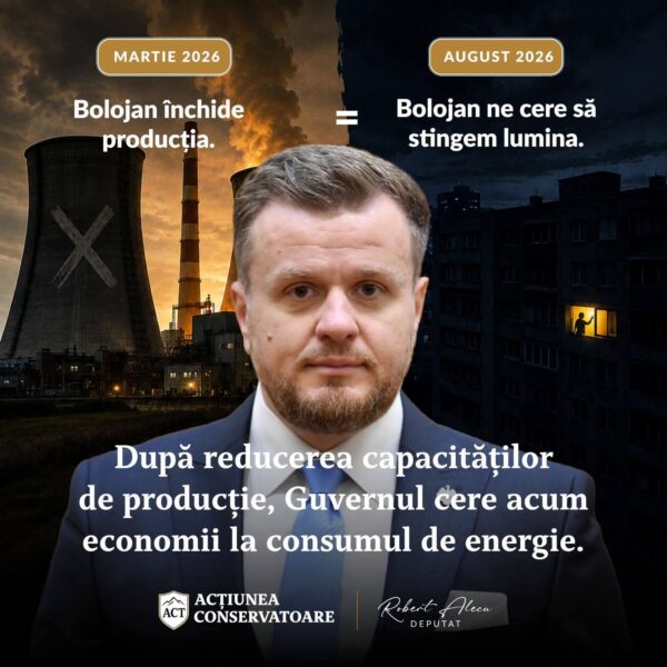 Deputat Robert Alecu (ACT):  România are nevoie de securitate energetică și de investiții care să crească producția