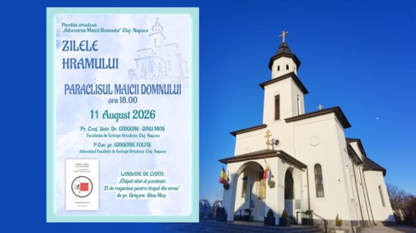 Seară de rugăciune și lansare de carte la Parohia „Adormirea Maicii Domnului” din Cluj-Napoca