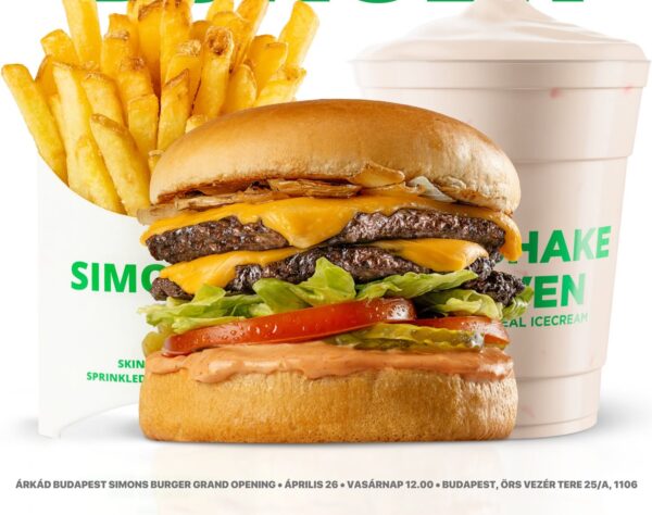 Ungurii vor să cucerească Cluj cu burgeri. Simon’s Burger din Budapesta deschide cel mai mare fast-food din România, de peste 200 m². Primii 1000 de clienți primesc un cheeseburger gratis