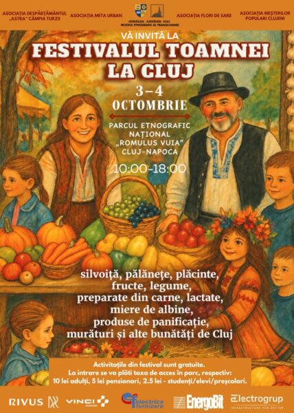 Festivalul Toamnei revine în Parcul Etnografic „Romulus Vuia” din Cluj-Napoca pe 3 și 4 octombrie