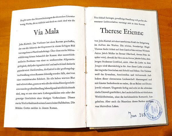 Expoziția inedită de carte online. “John Knittel în Biblioteca poetului Octavian Goga de la Ciucea”