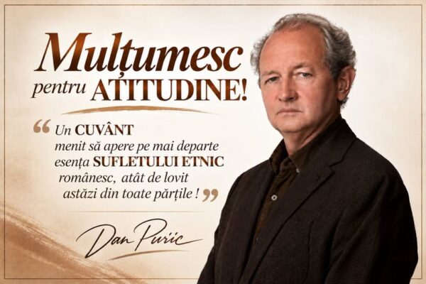 Mulțumesc tuturor acelora care au luat ATITUDINE față de actul de suspendare a conferinței mele