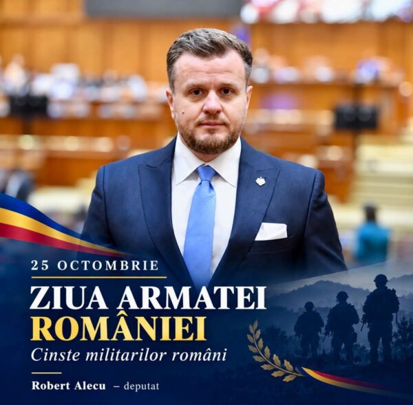 Robert Alecu – ACT: Astăzi este Ziua Armatei României
