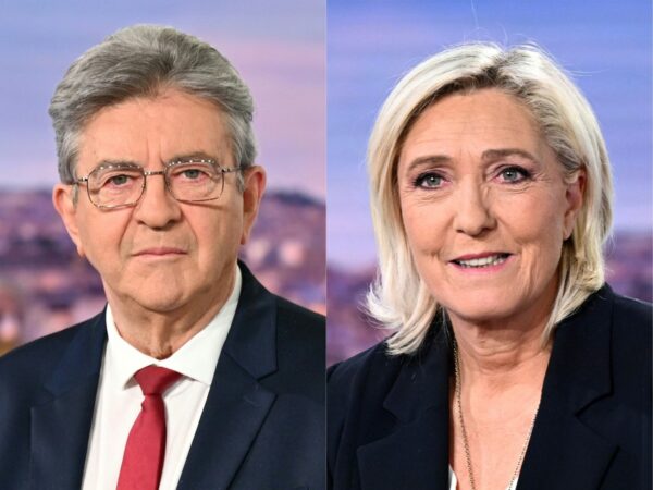 Marine Le Pen și Jean-Luc Mélenchon ar putea ajunge în turul al doilea al alegerilor prezidențiale din Franța