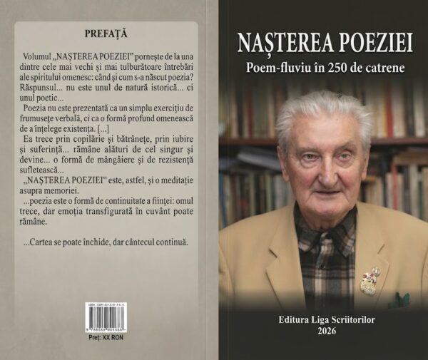 NAȘTEREA POEZIEI – POEMUL-FLUVIIU AL UNEI GENEZE SPIRITUALE de Luci Trăinescu